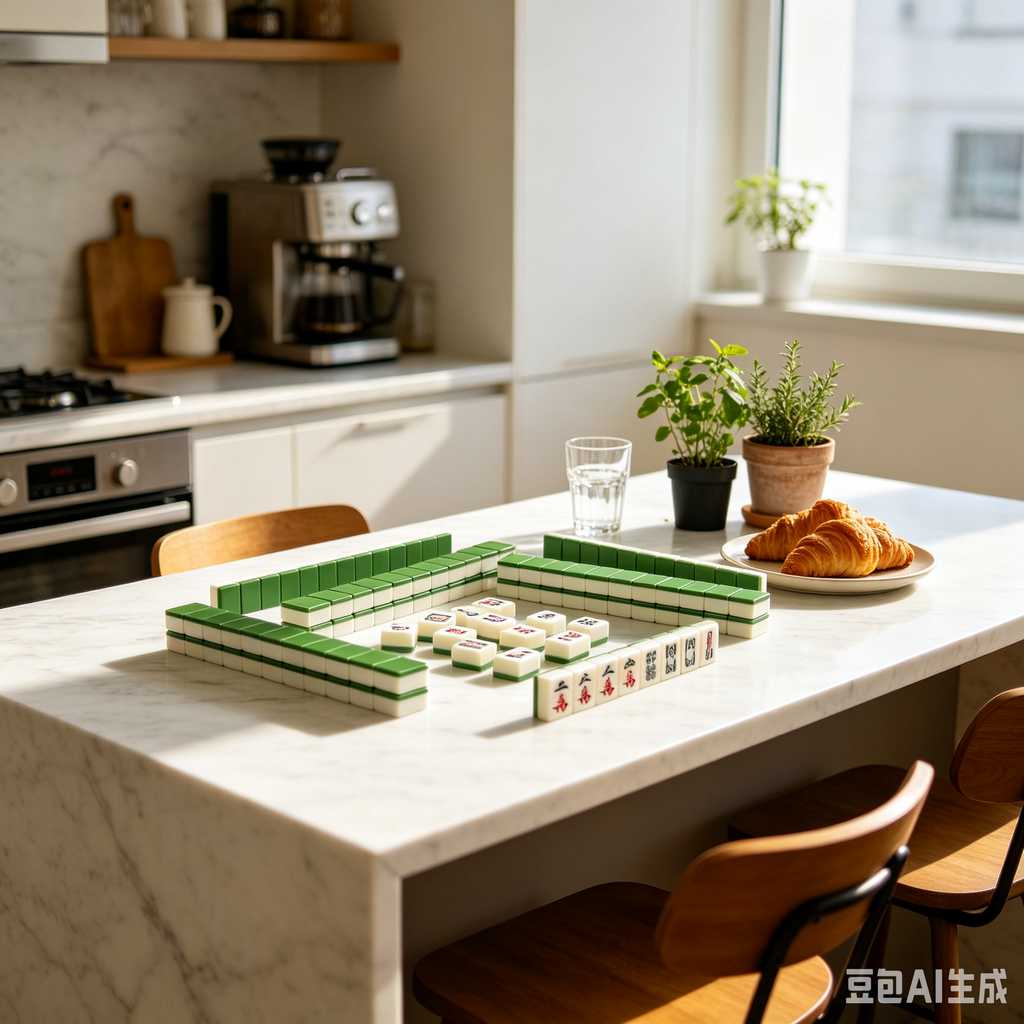 classic oriental board game mahjong