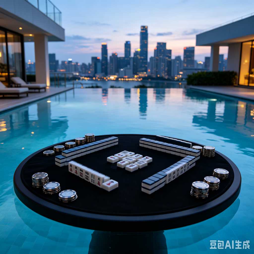 blue mahjong tiles